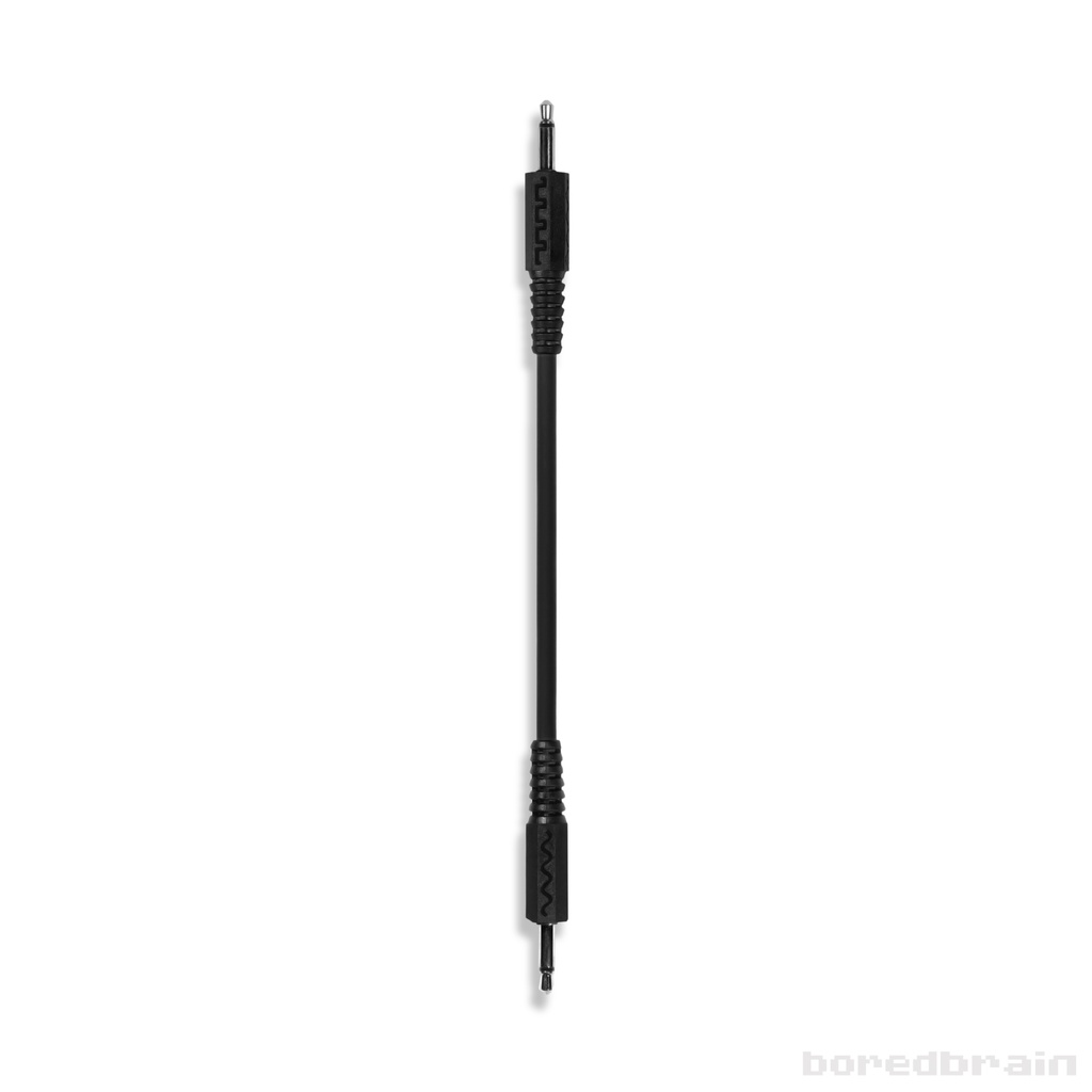 3-inch Oblivion Black Single Patch Cable