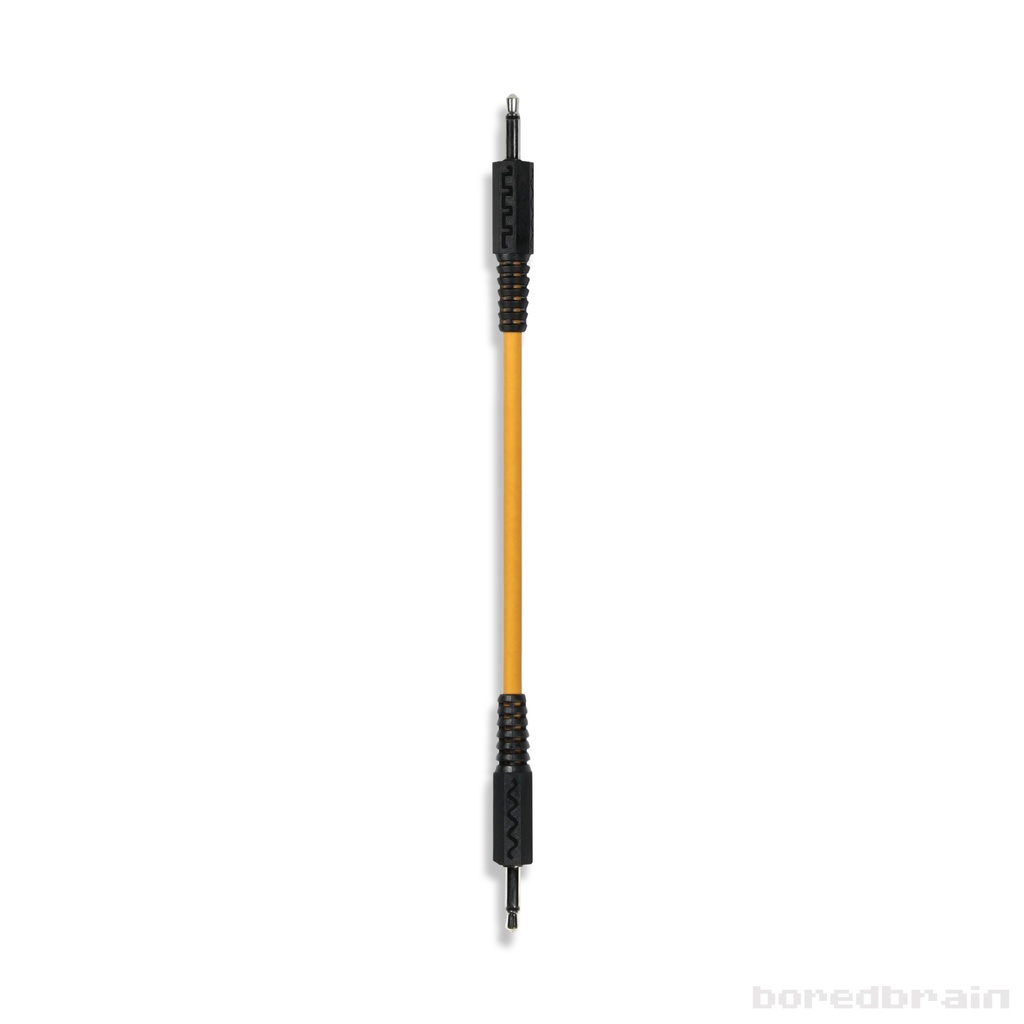 3-inch Solar Orange Single Patch Cable