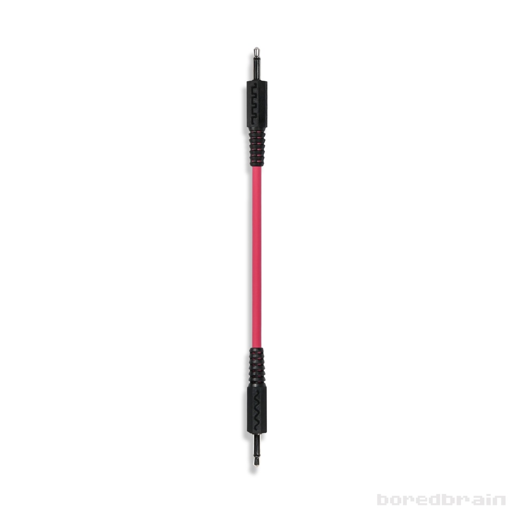 3-inch Plasmic Pink Single Patch Cable