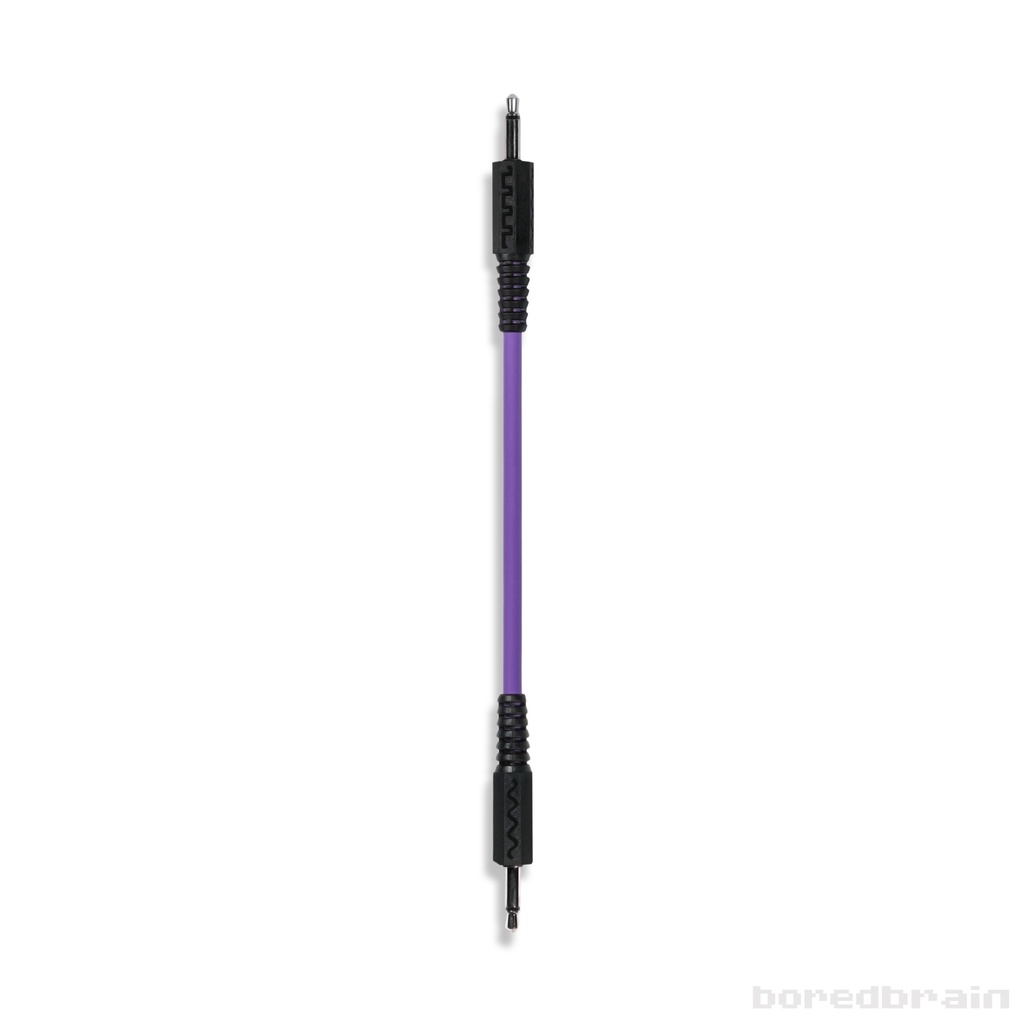 3-inch Amethyst Purple Single Patch Cable