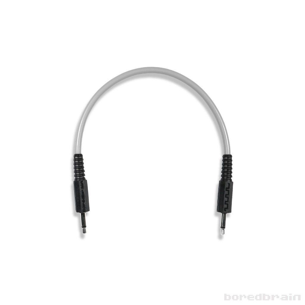 6-inch Moon Gray Single Patch Cable