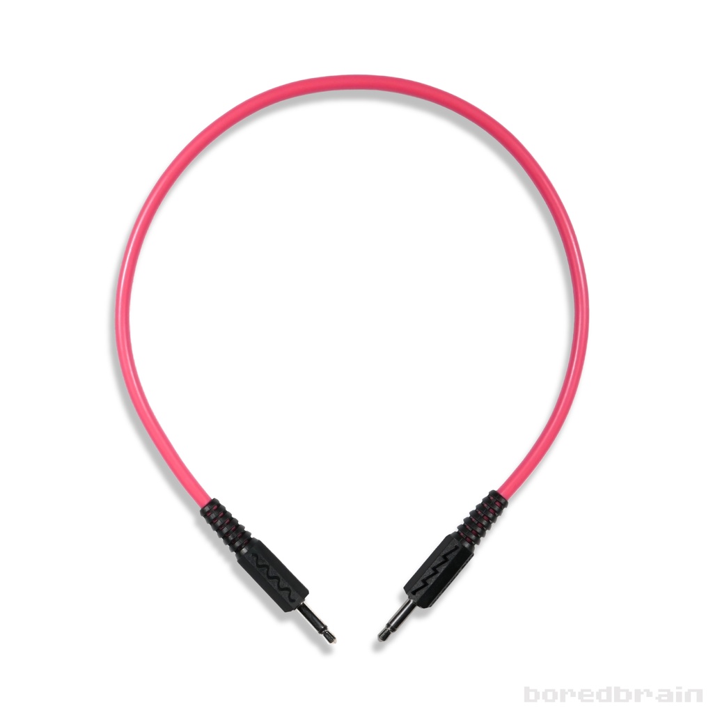 12-inch Plasmic Pink Single Patch Cable