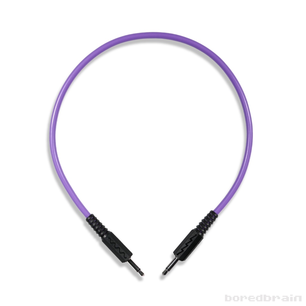 12-inch Amethyst Purple Single Patch Cable