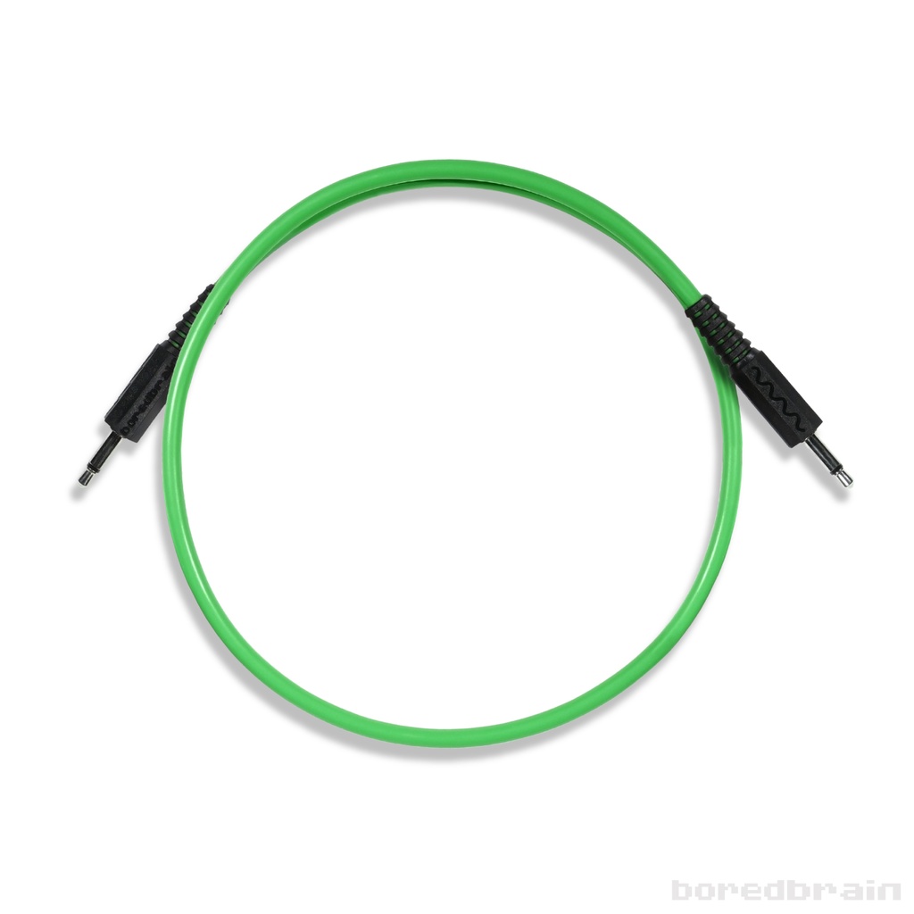 18-inch Slime Green Single Patch Cable