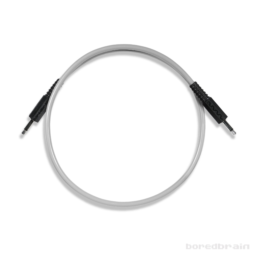 18-inch Moon Gray Single Patch Cable