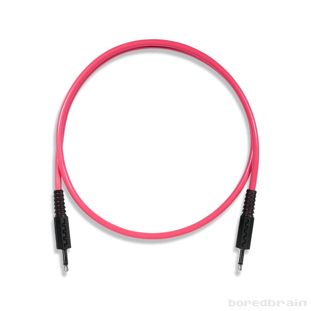 24-inch Plasmic Pink Single Patch Cable