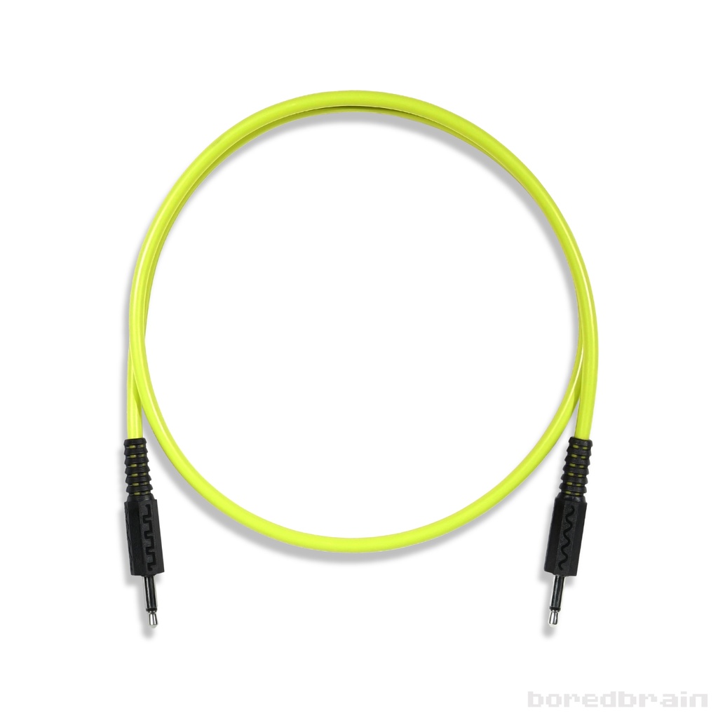 24-inch Nuclear Yellow Single Patch Cable