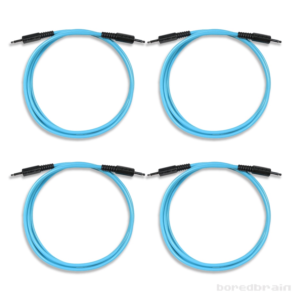 60-inch Quantum Blue 4-Pack Patch Cables