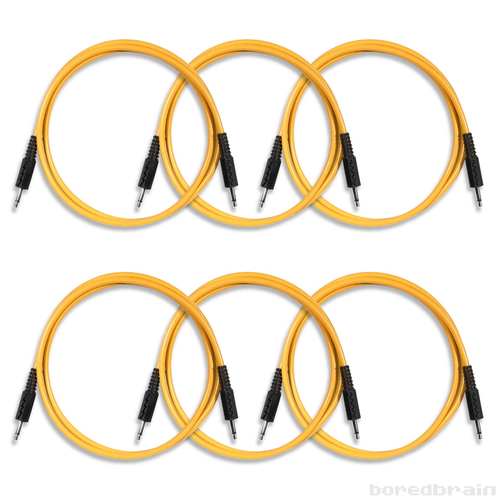 36-inch Solar Orange 6-Pack Patch Cables