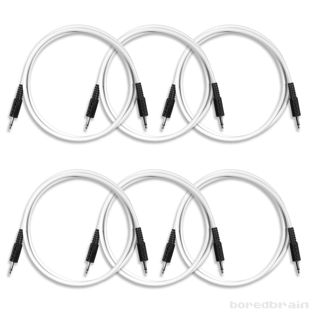 36-inch Astral White 6-Pack Patch Cables