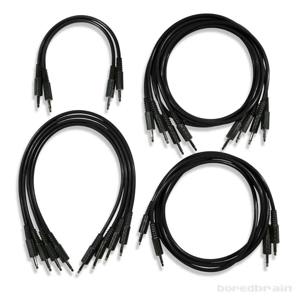 Oblivion Black Essential 12-Pack Patch Cables