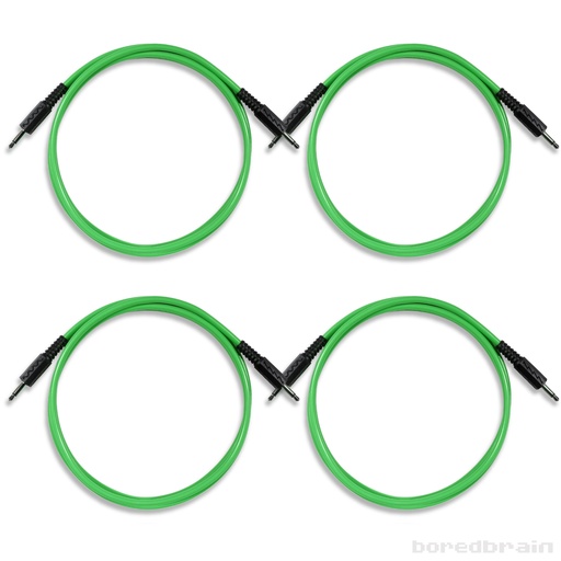 [BB-PC04PK-35TS48GRN] 48-inch Slime Green 4-Pack Patch Cables