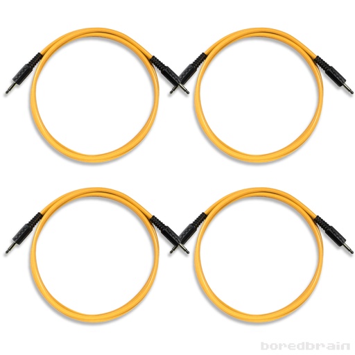 [BB-PC04PK-35TS48ORG] 48-inch Solar Orange 4-Pack Patch Cables