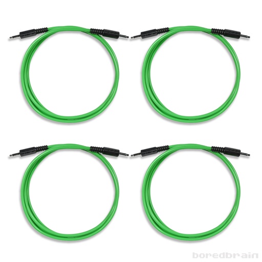 [BB-PC04PK-35TS60GRN] 60-inch Slime Green 4-Pack Patch Cables