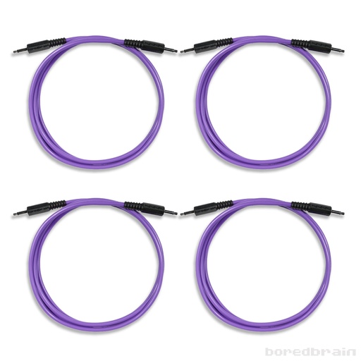 [BB-PC04PK-35TS60PUR] 60-inch Amethyst Purple 4-Pack Patch Cables