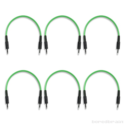 [BB-PC06PK-35TS06GRN] 6-inch Slime Green 6-Pack Patch Cables