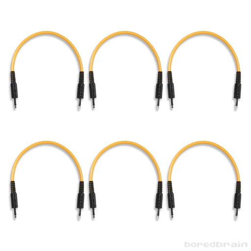 [BB-PC06PK-35TS06ORG] 6-inch Solar Orange 6-Pack Patch Cables