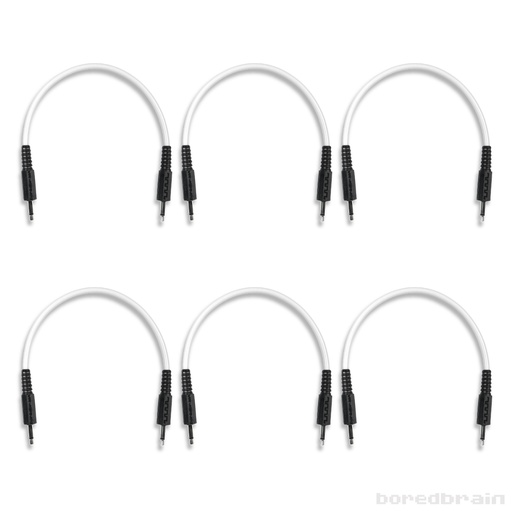 [BB-PC06PK-35TS06WHT] 6-inch Astral White 6-Pack Patch Cables