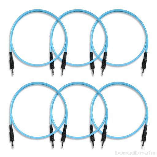 [BB-PC06PK-35TS24BLU] 24-inch Quantum Blue 6-Pack Patch Cables