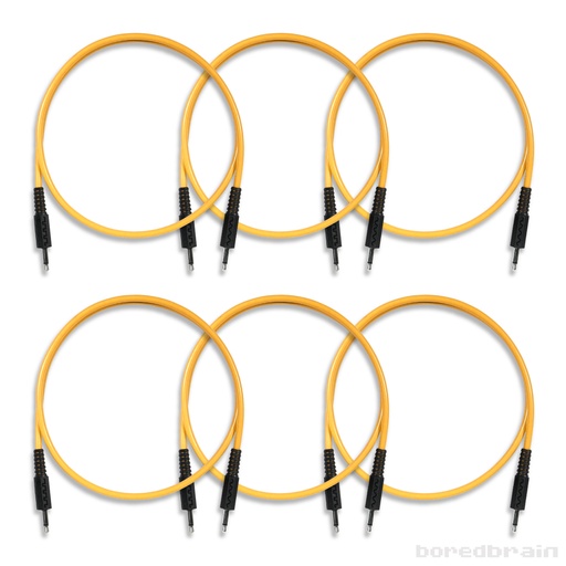 [BB-PC06PK-35TS24ORG] 24-inch Solar Orange 6-Pack Patch Cables