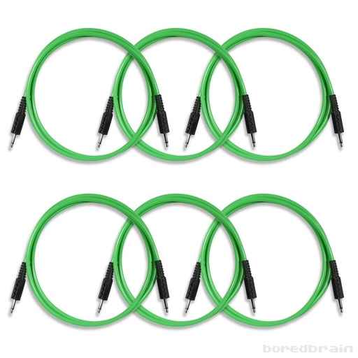 [BB-PC06PK-35TS36GRN] 36-inch Slime Green 6-Pack Patch Cables