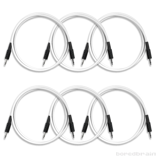 [BB-PC06PK-35TS36WHT] 36-inch Astral White 6-Pack Patch Cables